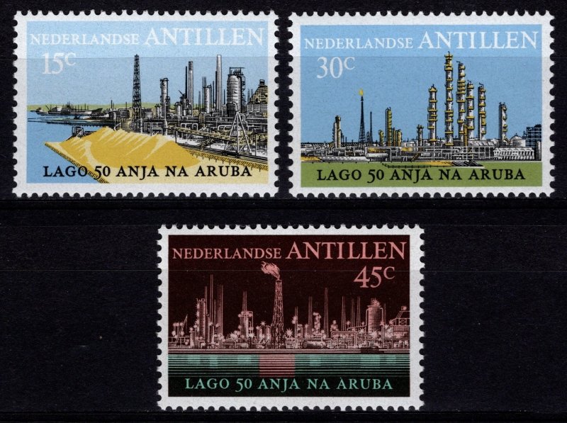 Netherlands Antilles 1974 50th Anniv. of Lao Oil, Set [Mint]