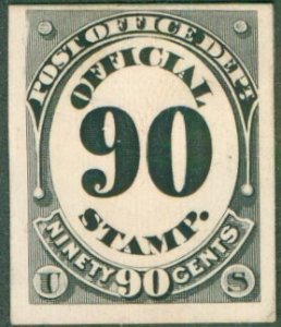 UNITED STATES O56 PLATE PROOF CV $260.00 BIN $65.00