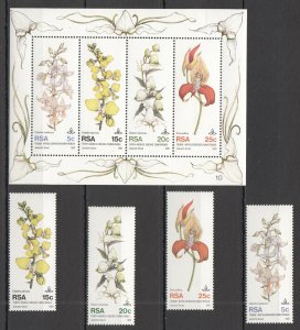 B1131 1981 South Africa Rsa Flora Flowers Orchids World Conference 1Kb+1Set Mnh