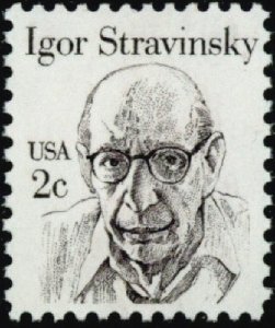 1845 Igor Stravinsky F-VF MNH single