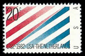 PCBstamps   US #2003 20c U.S. & Netherlands, MNH, (13)