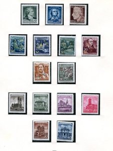 GDR  Collection on 10 pages Mint VF NH - Lakeshore Philatelics