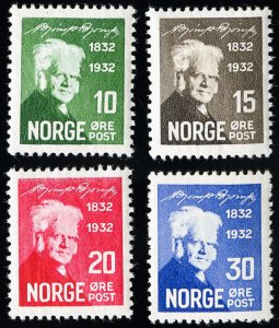 Norway Stamps # 154-7 MNH VF Scott Value $50.00