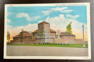 728 C.T. American Art Postcard Cachet 1933 Century of Progress FDC   P-37d