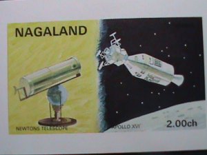 ​NAGALAND-PROMOTION SALES-NEWTONS SPACE TELESCOPE-MNH IMPERF S/S VERY FINE