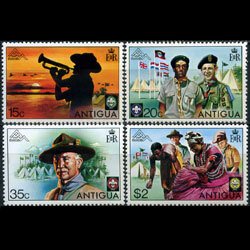 ANTIGUA 1975 - Scott# 383-6 Scouts Set of 4 NH