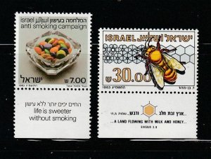Israel 832-833 With Tabs Sets MNH Various (C)