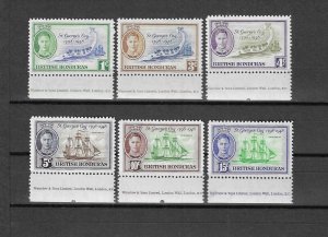 BRITISH HONDURAS 1949 SG 166/71 MNH Cat £9.50