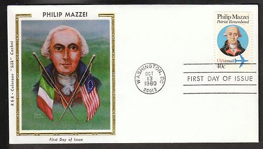 U.S. C98 Mazzei (Colorano) U/A FDC VF