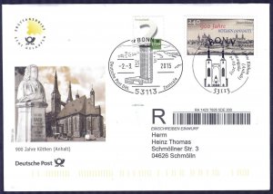 Germany 2015 Kothen City 900 Years Mi. 3138 FDC