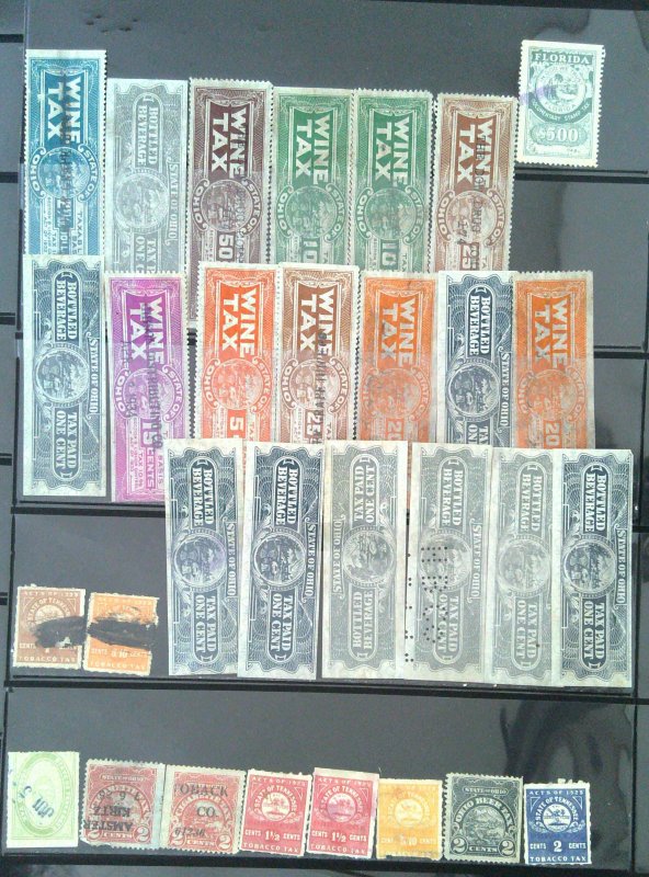 State Tax Stamps Lot