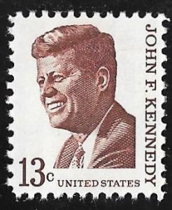 #1287 13 cents John F. Kennedy Stamp mint OG NH EGRADED XF 92