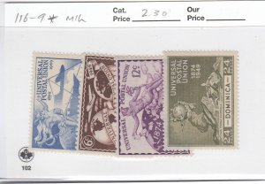 Dominica 116-9 UPU mint