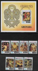 GRENADA SC# 636-43  FVF/CTO 1975