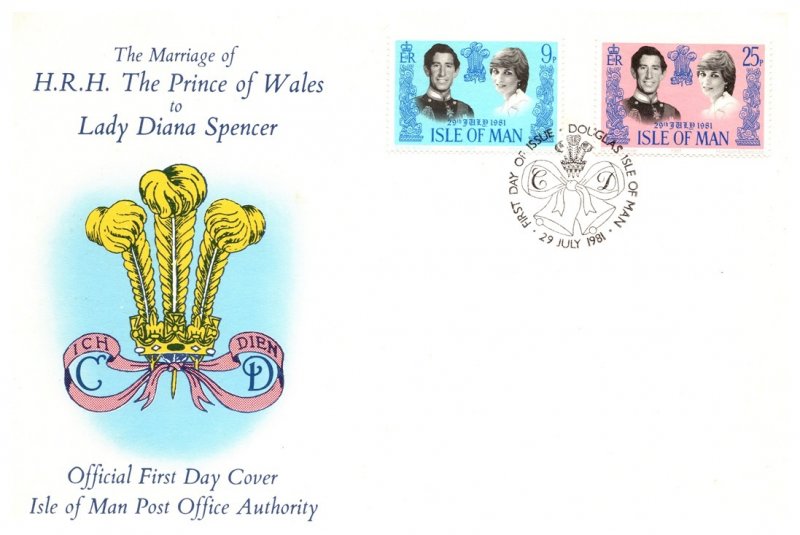 Isle of Man, Worldwide First Day Cover, Royalty