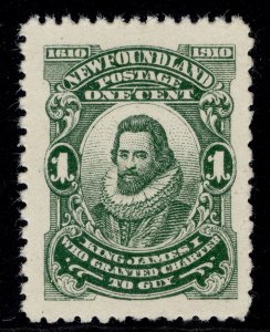 CANADA - Newfoundland GV SG95, 1c green, NH MINT. Cat £19.