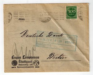 Germany cover Deutsche Bank 1923