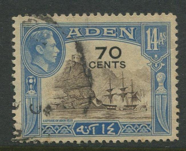 STAMP STATION PERTH Aden #42 - KGVI Definitive Overprint 1951 Used CV$1.60.