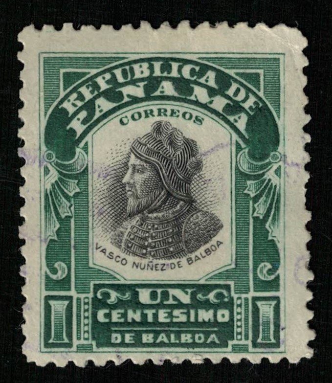 Panama, 1 centisimo, 1906-1908, Vasco Nunez de Balboa, YT #90 (Т-8459)