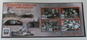 ISLE OF MAN 2004 60th ANNIVERSARY D-DAY MINISHEET SGMS1139  MNH SEE SCAN