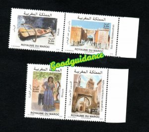 2018- Morocco - Maroc- Oujda Capital of Arab Culture- 2 strips of 2 stamps MNH** 