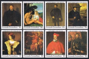 Grenada Gren 964-971, 972-973, MNH. Michel 969-976, Bl.148-149. Titian,500,1988.