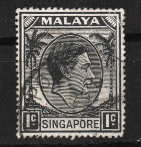 Singapore  (1948)  - Scott # 1a,   Used