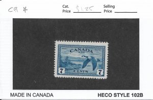 Canada: Sc # C9, MH (50896)