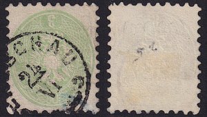 Austria - 1864 - Scott #23 - used - BENESCHAU pmk Czech Republic