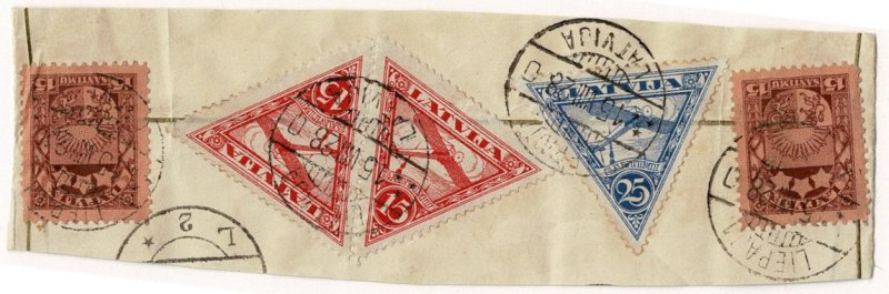 Latvia clipping from 15-VIII-1928 w triangles