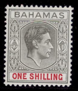 BAHAMAS GVI SG155d, 1s pale brownish grey & crimson, LH MINT. Cat £20.