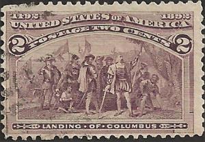 # 231 BROWN VIOLET USED LANDING OF COLUMBUS