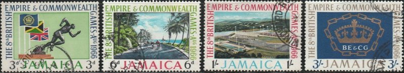 Jamaica, #254-257 Used   From 1966