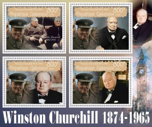 Stamps. Winston Churchill ,Franklin Roosevelt 2024 year 1+1 sheet perforated NEW