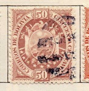 Bolivia 1894 Early Issue Fine Used 50c. NW-255850