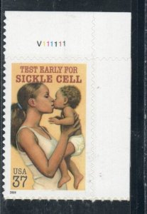 3877 * SICKLE CELL * U.S. Postage Stamp  MNH * UR PL#V111111