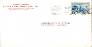 United States Military 3c American Automobile Association 1952 Fort Bragg, N....