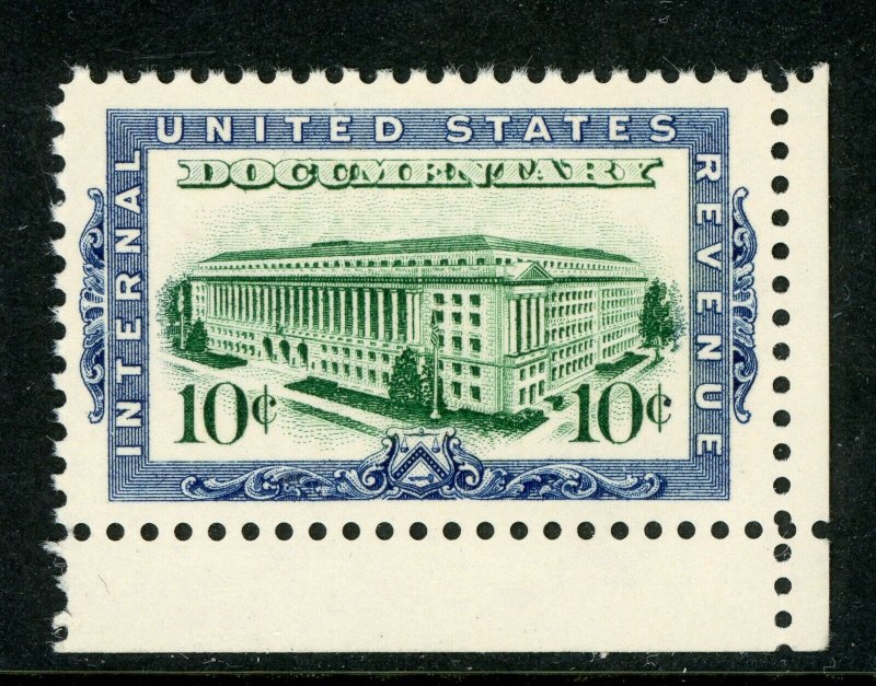 USA 1963 Documentary 10¢ IRS Bldg Scott # R734 MNH W674