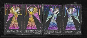 Christmas island 1972 Christmas Angels Sc 55-58 MNH A1372