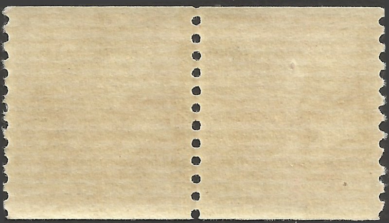 # 841 MINT NEVER HINGED Line Pair JOHN ADAMS