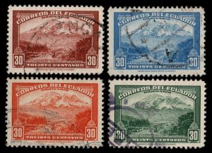 Ecuador #407-407C used
