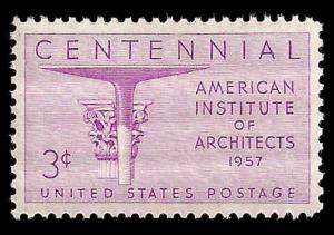 # 1089 MINT NEVER HINGED ARCHITECTS     XF+