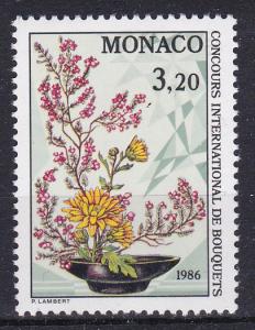 Monaco 1492 MNH 1985 3.20fr Flower