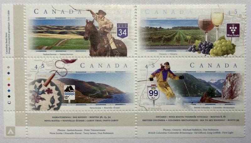 CANADA 1997 #1653a Scenic Highways - MNH