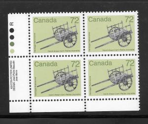 Canada #1083 MNH Plate Block