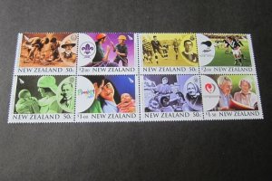 New Zealand 2007 Sc 2128a Centenaries Pane set MNH