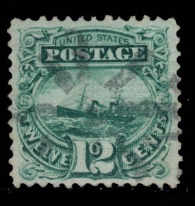 MOMEN: US STAMPS #117 USED PF CERT VF+ LOT #89009