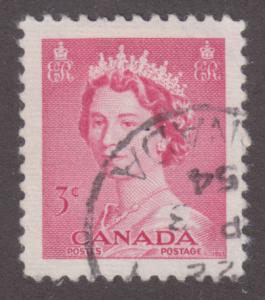 Canada 327 Queen Elizabeth II, Karsh Portrait 3¢ 1953