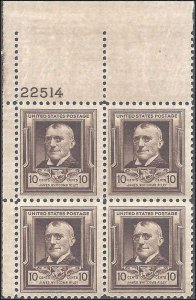 868 Mint,OG,NH... Plate Block of 4... SCV $22.50