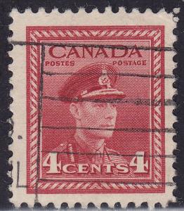 Canada 254 King George VI WWII War 1943